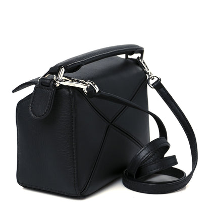 Loewe Calfskin Mini Puzzle Bag Black 3 of 11
