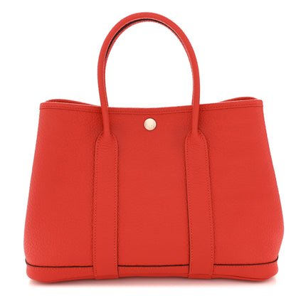 Hermes Vache Country Garden Party TPM 30 Rouge Tomate 1 of 13