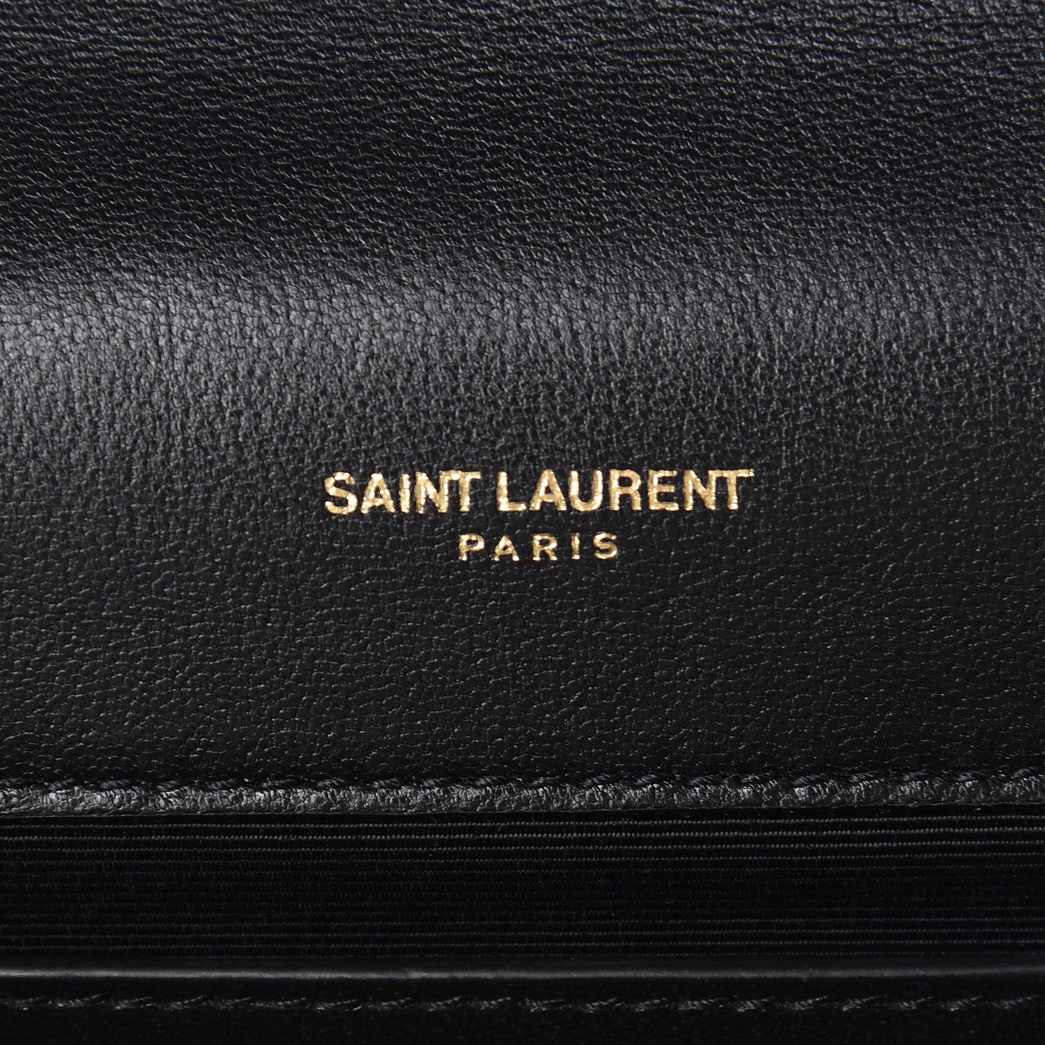 Saint Laurent Calfskin Crystal Medium Monogram Kate Satchel Black 7 of 11