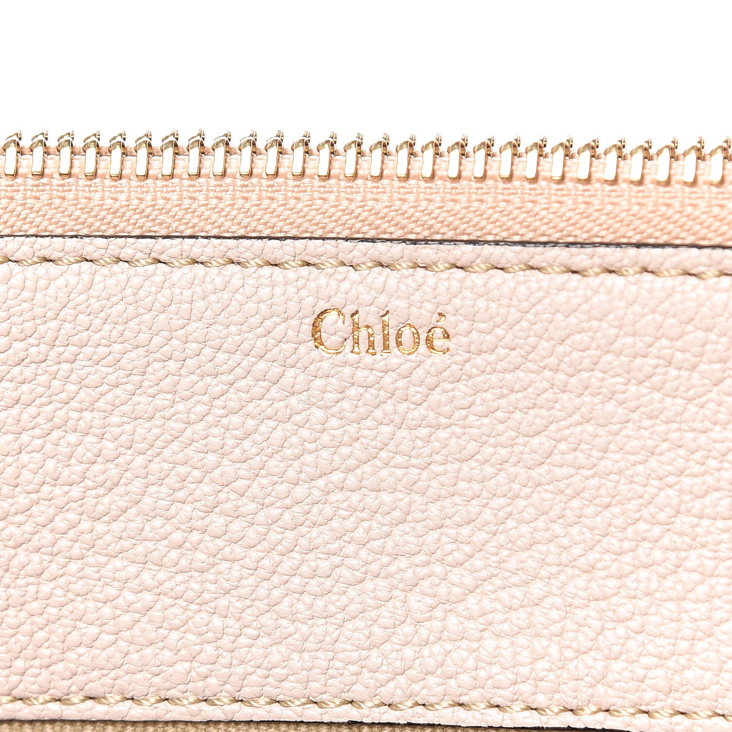 Chloe Calfskin Carey Tote Wet Sand 6 of 13