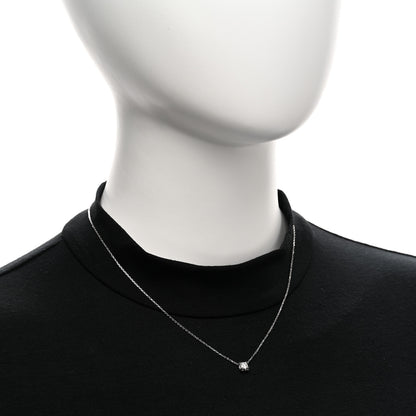 Cartier 18K White Gold Diamond .30ct C De Cartier Pendant Necklace 2 of 5