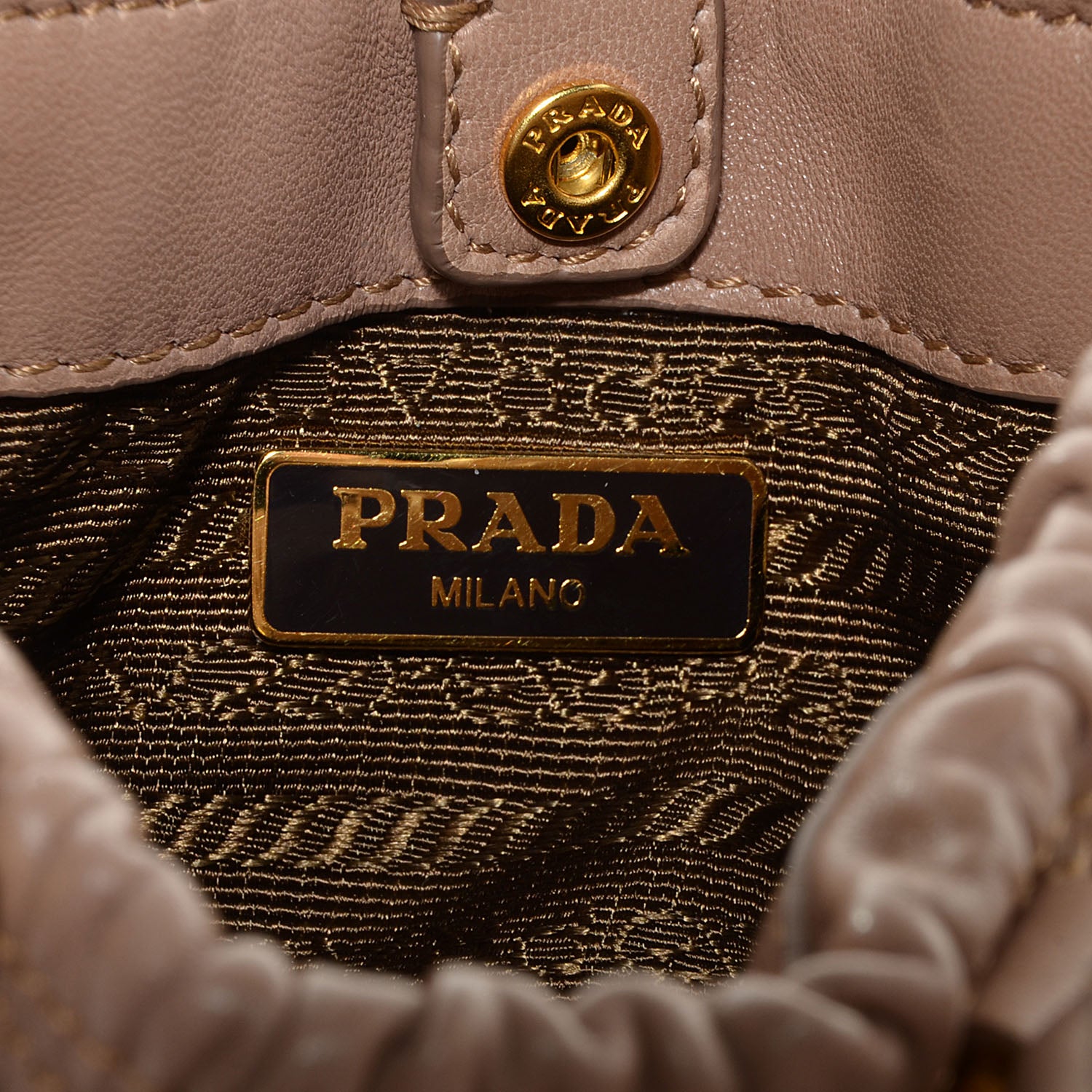 Prada Nappa Gaufre Mini Crossbody Bag Cammeo 7 of 10