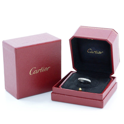 Cartier 18k White Gold Diamond Lanieres Ring 50 5.5 5 of 6