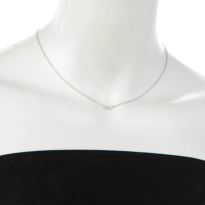 Tiffany Sterling Silver Diamond .07ct Elsa Peretti Diamonds by the Yard Pendant Necklace 2 of 8