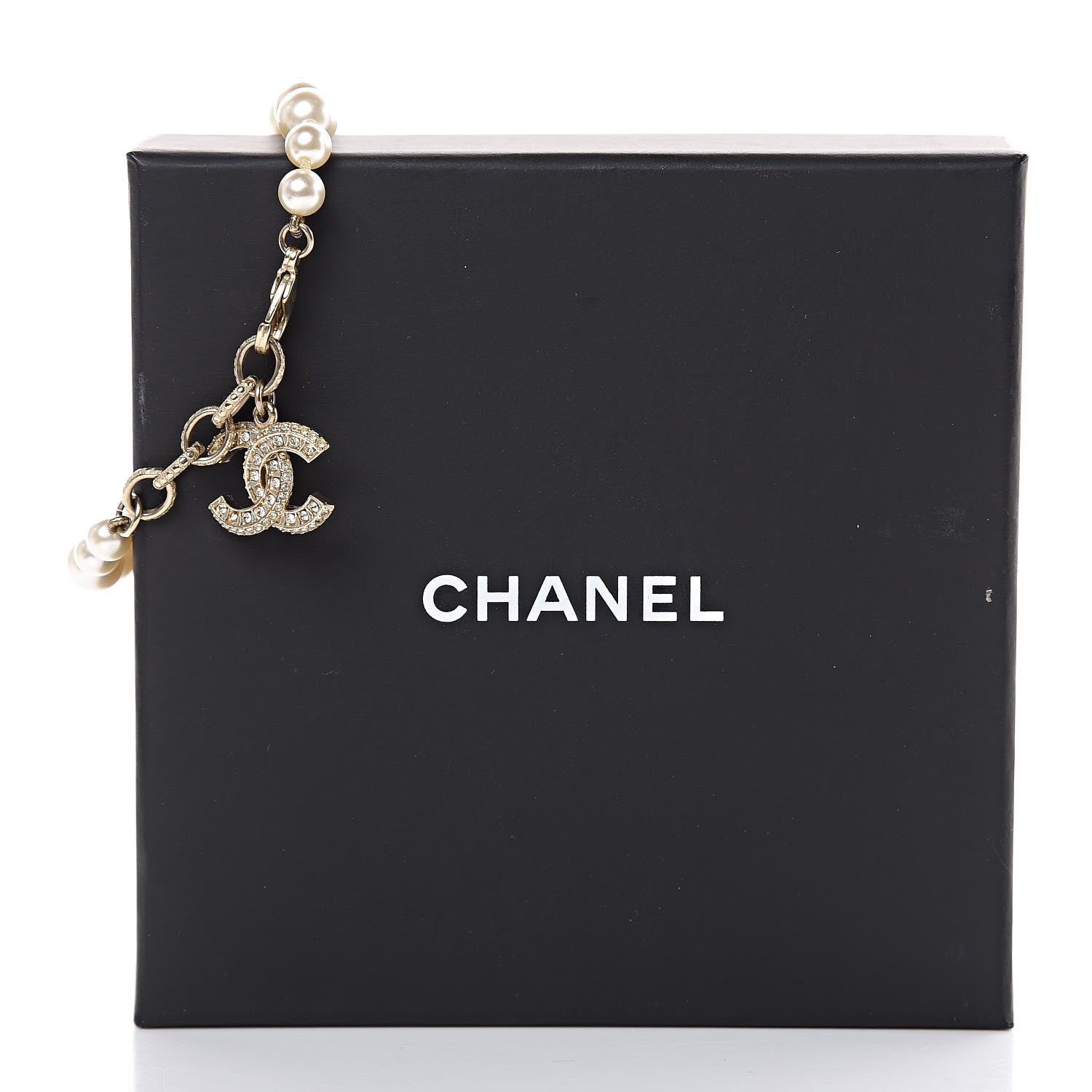 Chanel Pearl Crystal CC Bracelet Gold 5 of 5