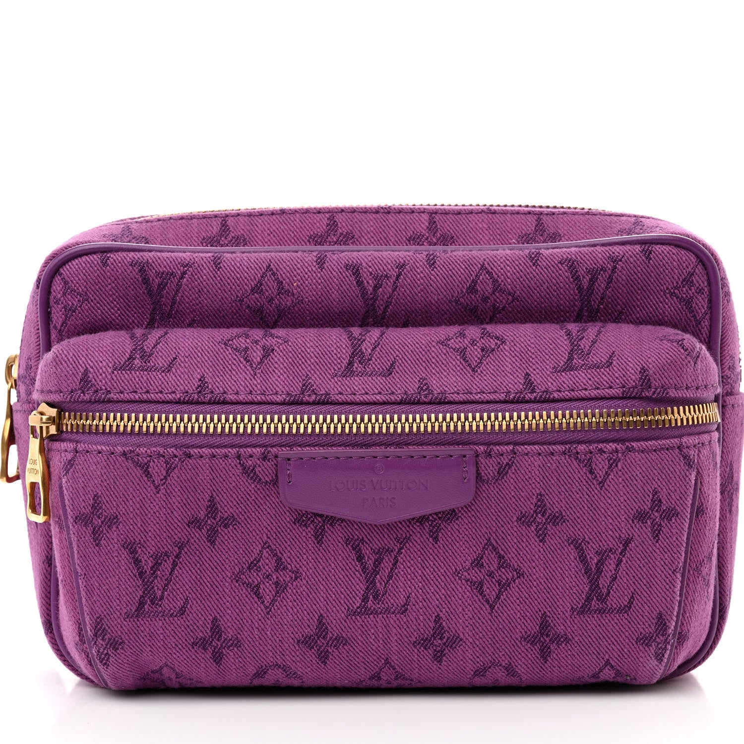 Louis Vuitton Denim Monogram Outdoor Bumbag Purple 8 of 10