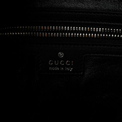 Gucci Calfskin Emblem Shoulder Bag Black 5 of 9