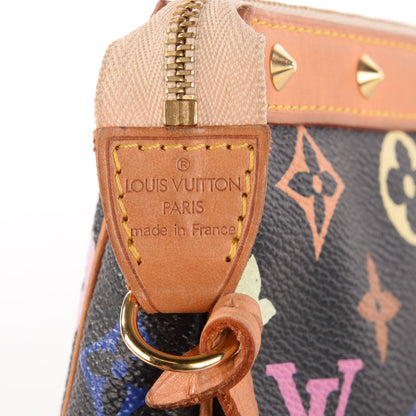 Louis Vuitton Monogram Multicolor Pochette Accessories Black 5 of 7
