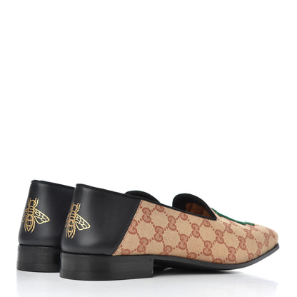 Gucci X MLB GG Monogram LA Dodgers Embroidered Mens Loafers 8.5 Beige Ruggine Black 4 of 19