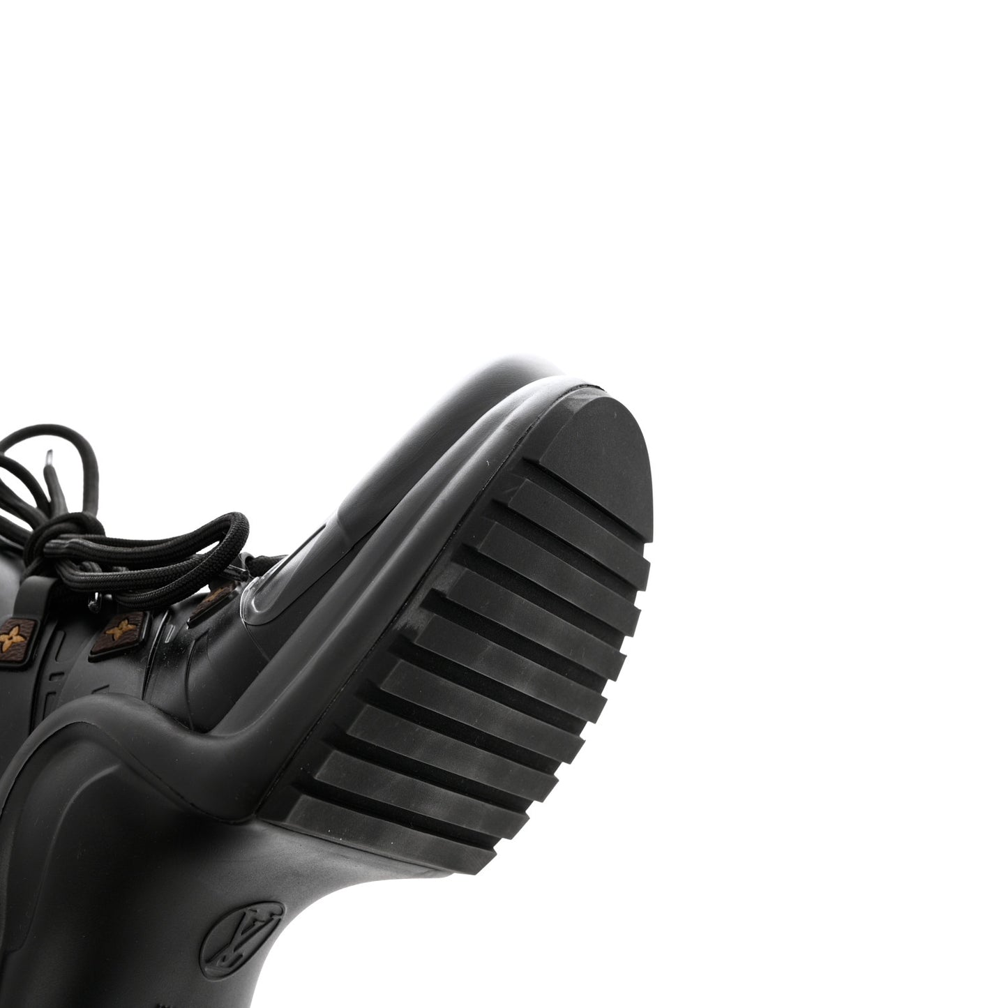 Mat Rubber Monogram LV Archlight Sneaker Boots 39 Black