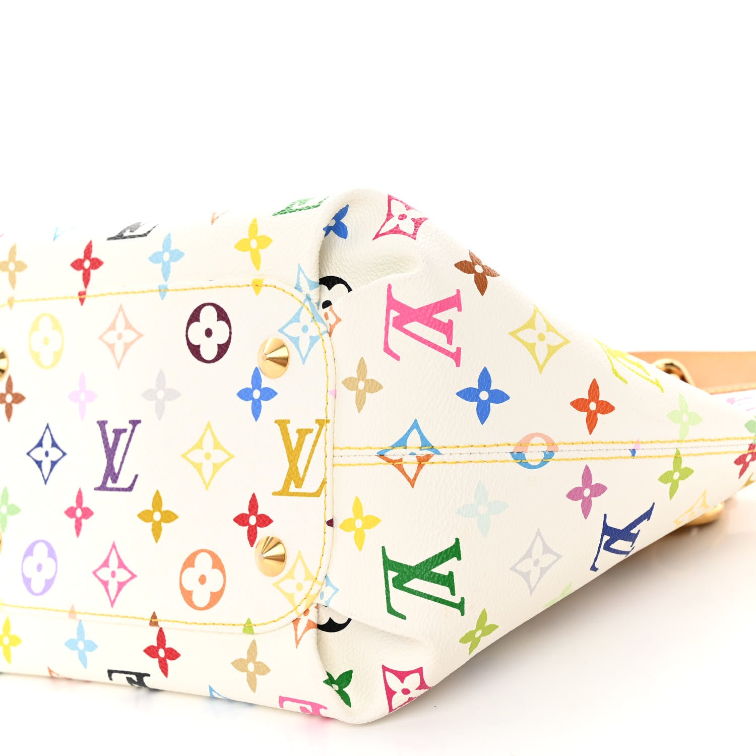 Louis Vuitton Monogram Multicolor Annie MM White 9 of 10