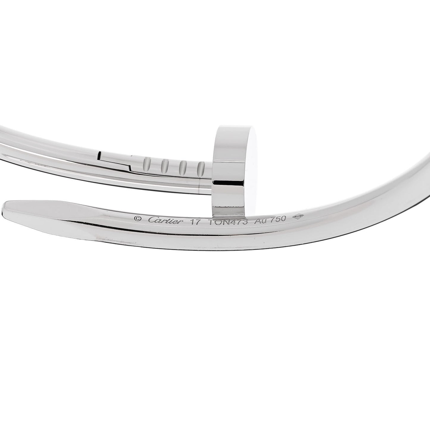 18K White Gold Juste Un Clou Bracelet 17