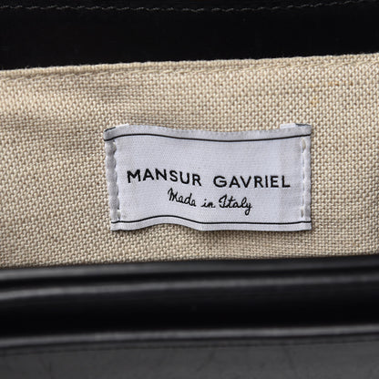 Mansur Gavriel Calfskin Envelope Flap Crossbody Bag Black 6 of 15