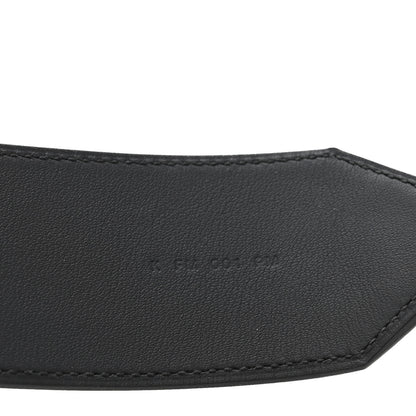 Hermes Swift Shearling Pocket Kelly Pluch Shoulder Strap Black 5 of 6