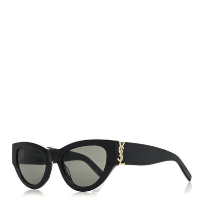 Saint Laurent Acetate Sunglasses SL M94 Black 1 of 8