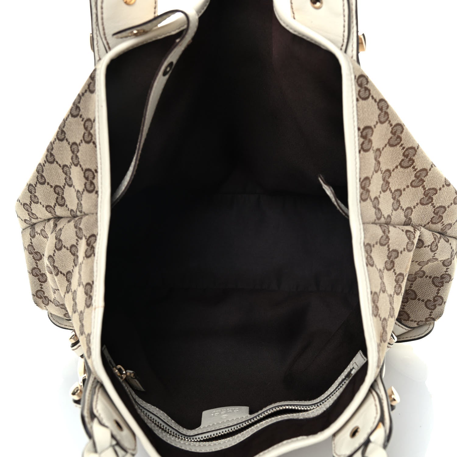 Gucci Monogram Pelham Shoulder Bag Off White 4 of 4