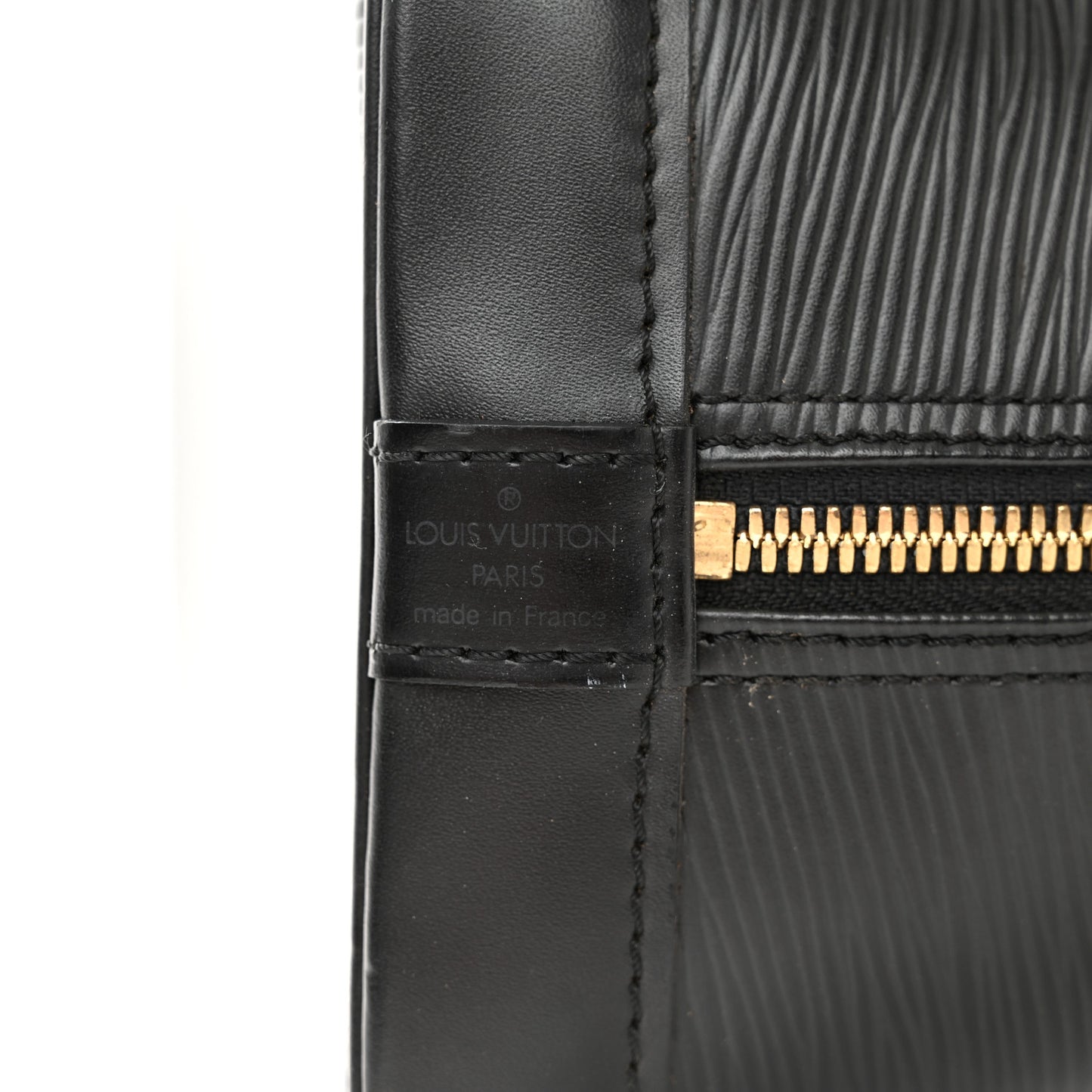 LOUIS VUITTON Epi Alma PM Black
