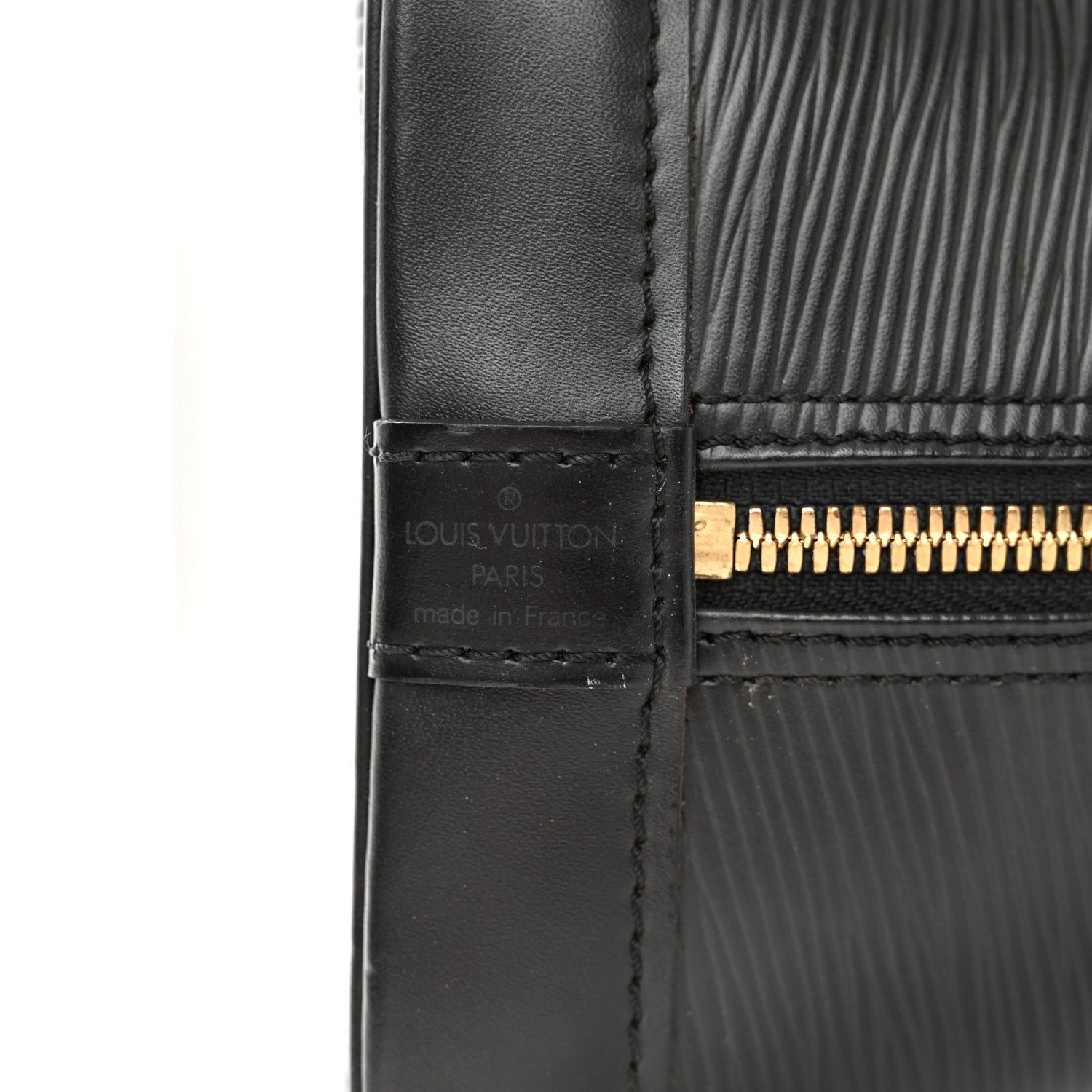 Louis Vuitton LOUIS VUITTON Epi Alma PM Black 6 of 12