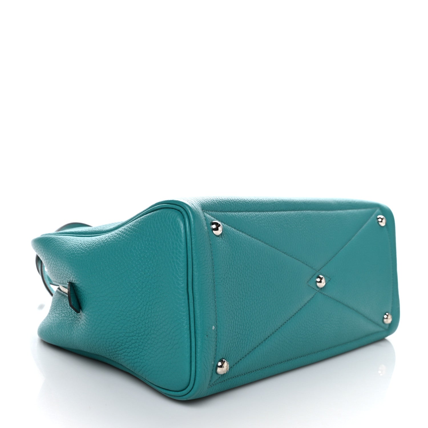 Hermes Taurillon Clemence Victoria II 35 Bleu Paon 4 of 10