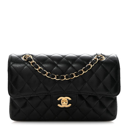 Chanel Caviar Quilted Small Double Flap Black 1 of 11