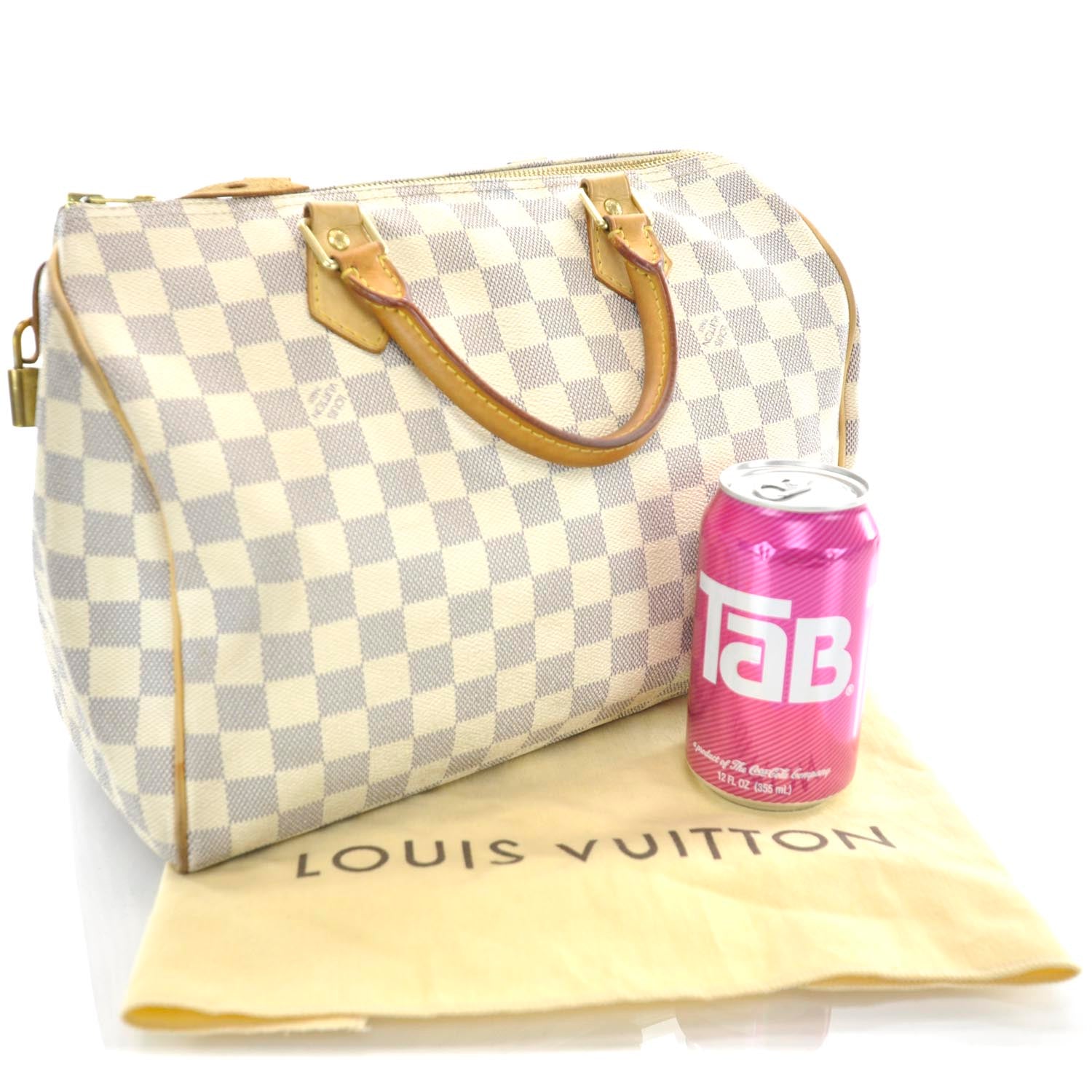 Louis Vuitton Damier Azur Speedy 30 3 of 10