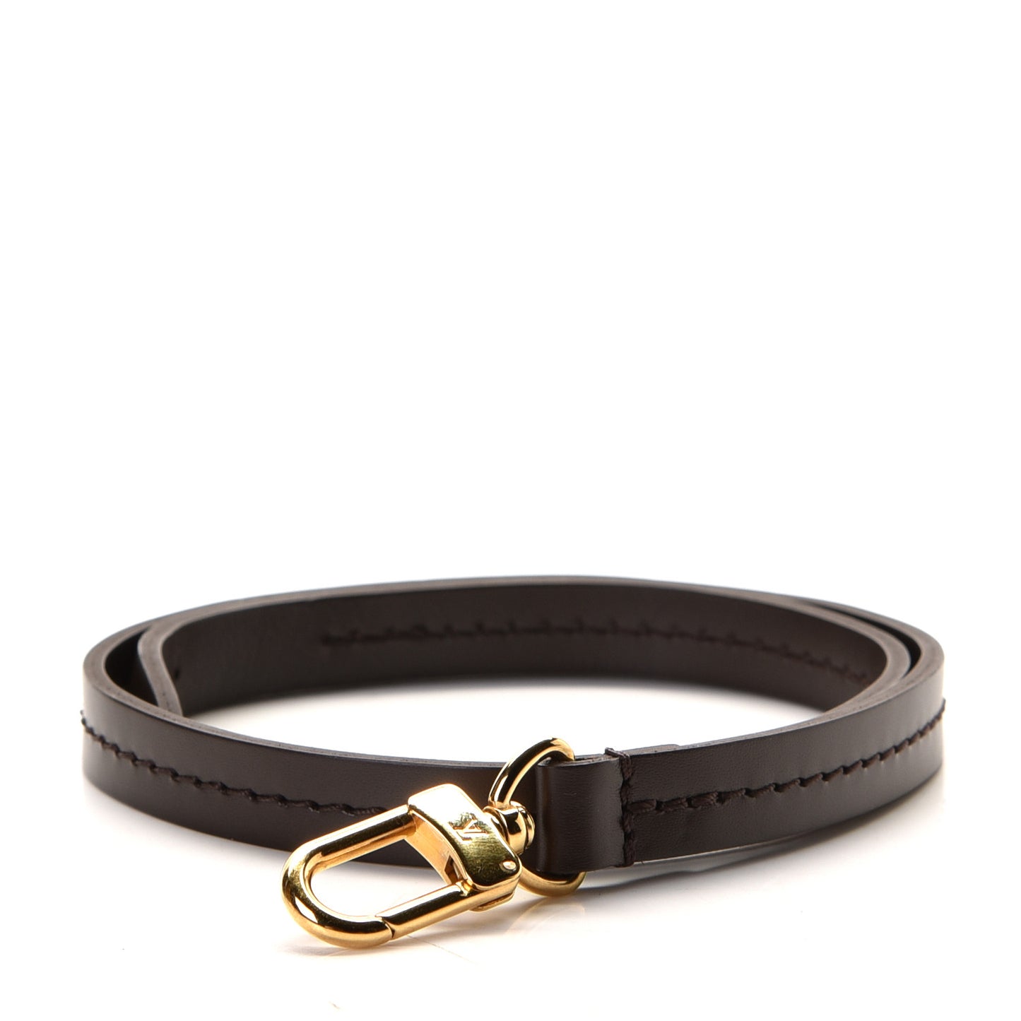 Calfskin Pochette Accessories Strap Brown