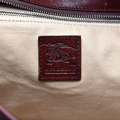 Burberry Canvas Mega Check Hobo Brown 8 of 13
