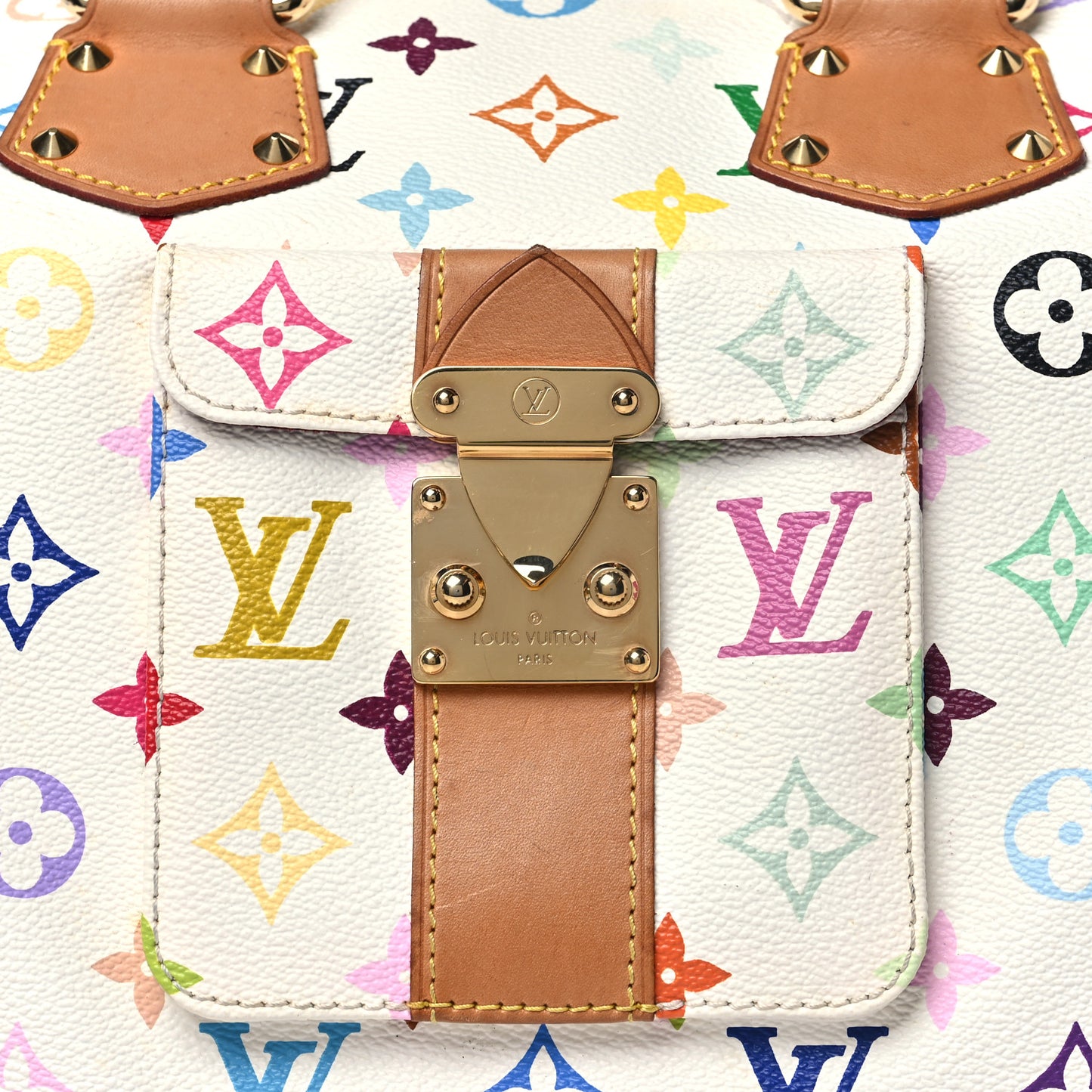 Monogram Multicolor Speedy 30 White