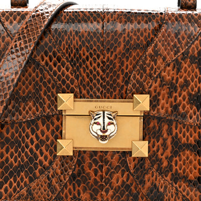 Gucci Elaphe Radiata Crystal Osiride Shoulder Bag Bright Cuir Ruby 9 of 13