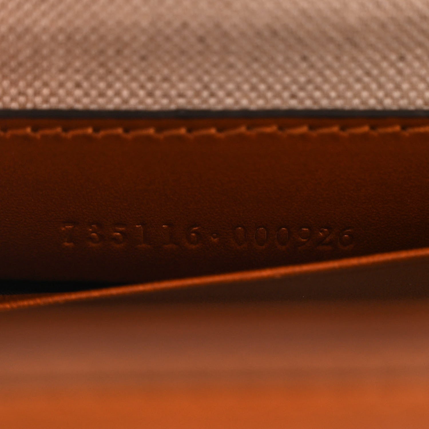 Gucci New Canvas Charisma Calfskin Crystal GG Monogram Small Bamboo 1947 Top Handle Bag Camel Ebony 7 of 11