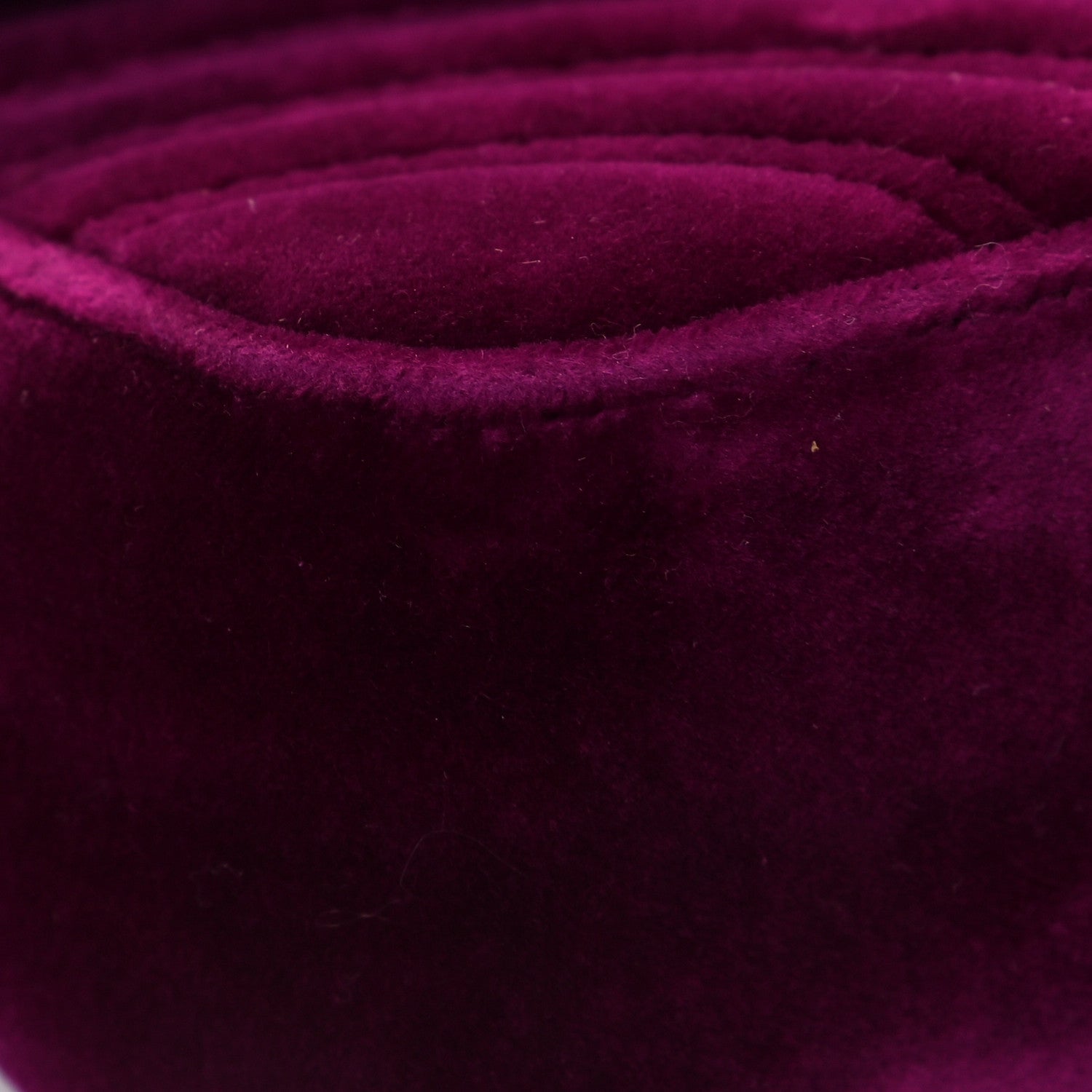 Gucci Velvet Matelasse Mini GG Marmont Shoulder Bag Fuchsia Violet Cyclamen 9 of 12