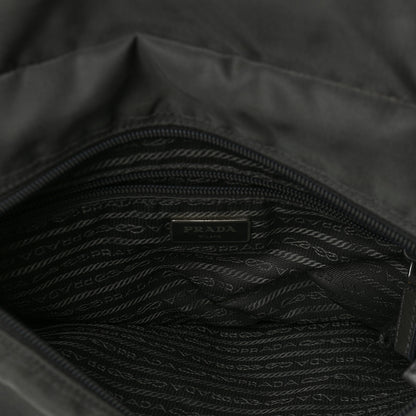 Prada Tessuto Nylon Saffiano Vela Messenger Bag Bosco 5 of 13