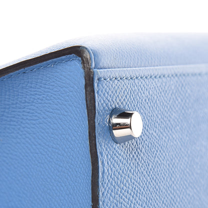 Hermes Epsom Kelly Sellier 28 Bleu Paradise 9 of 36