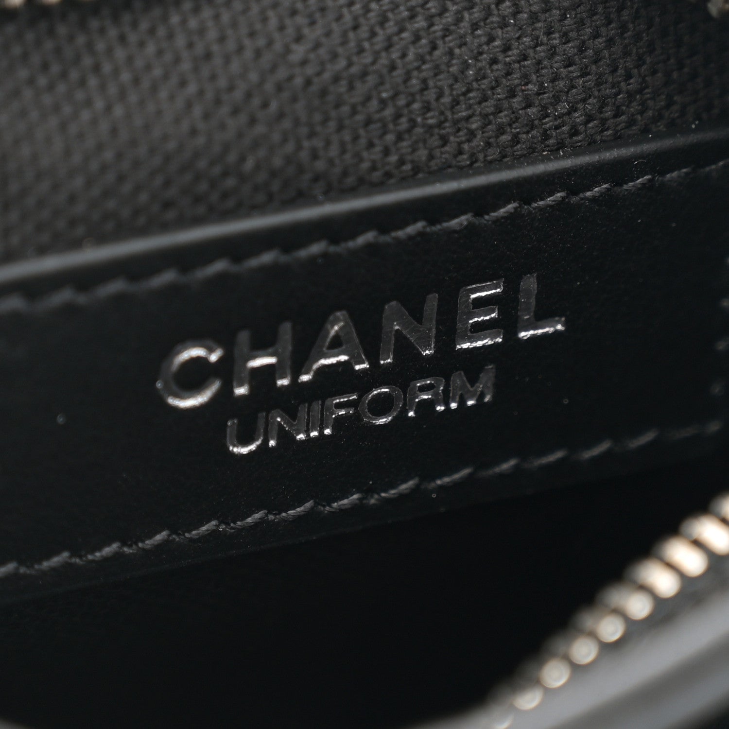 Chanel Lambskin Quilted Crossbody Bag Black 6 of 10