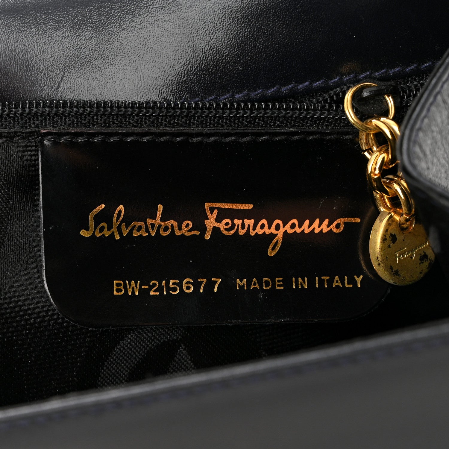 Salvatore Ferragamo Calfskin Vera Bow Mini Top Handle Crossbody Bag Navy 6 of 13