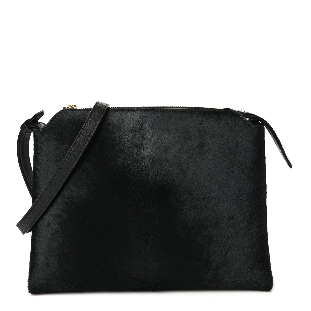Ponyhair Lina Crossbody Bag Black