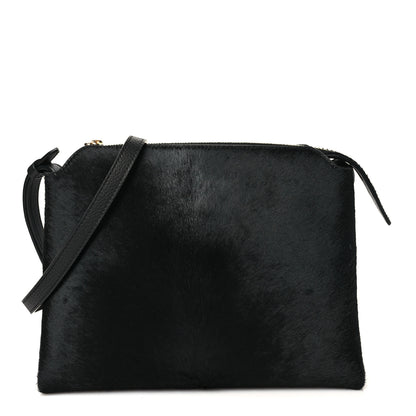 Khaite Ponyhair Lina Crossbody Bag Black 1 of 9