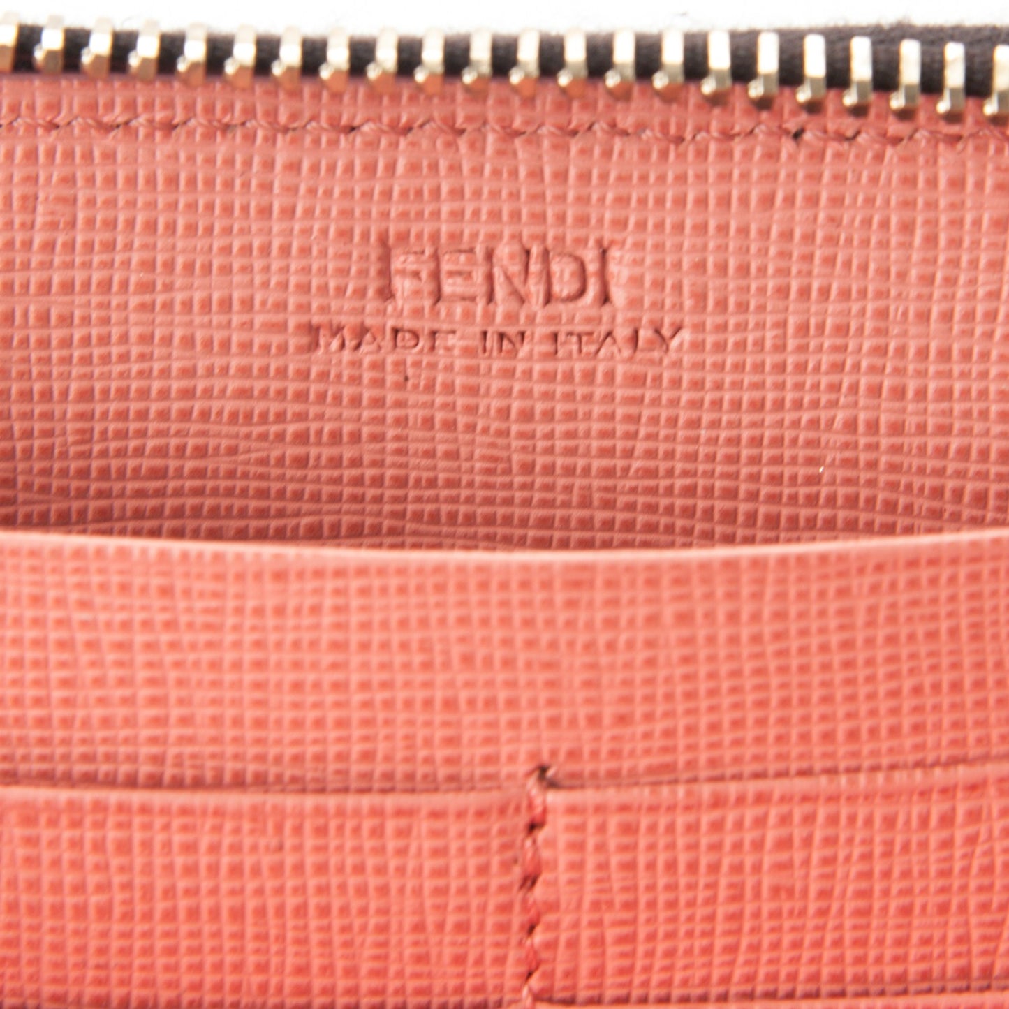 Zucca Spalmati Saint Bamboline Zip Around Wallet Tobacco