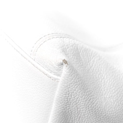 Chanel Caviar CC Tote White 9 of 14