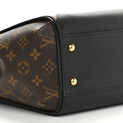 Louis Vuitton Calfskin Monogram Kimono Tote Black 8 of 11