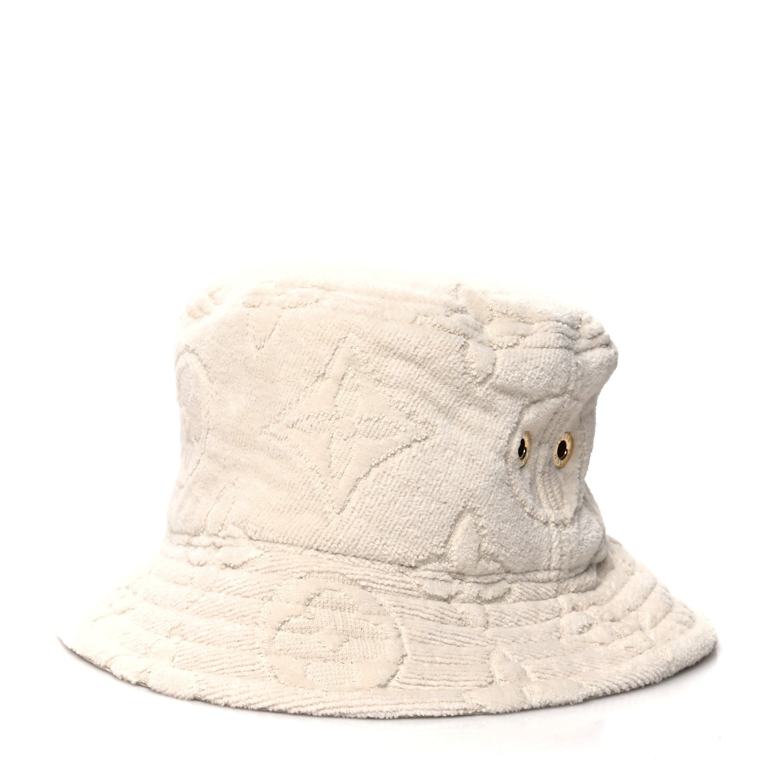 Louis Vuitton Cotton Jacquard Monogram LVacation Reversible Hat M White 1 of 11