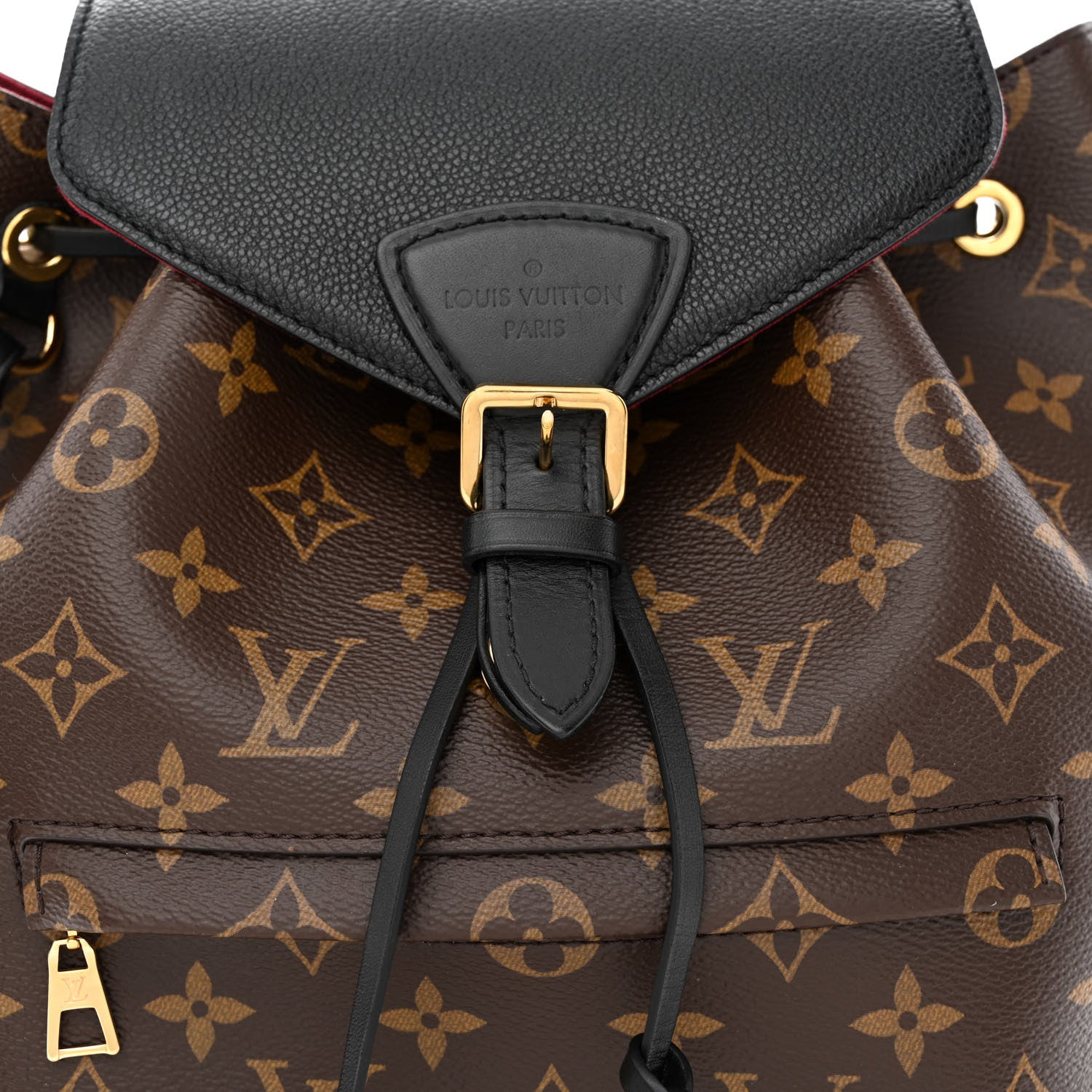 Louis Vuitton Monogram Montsouris PM Black 8 of 12