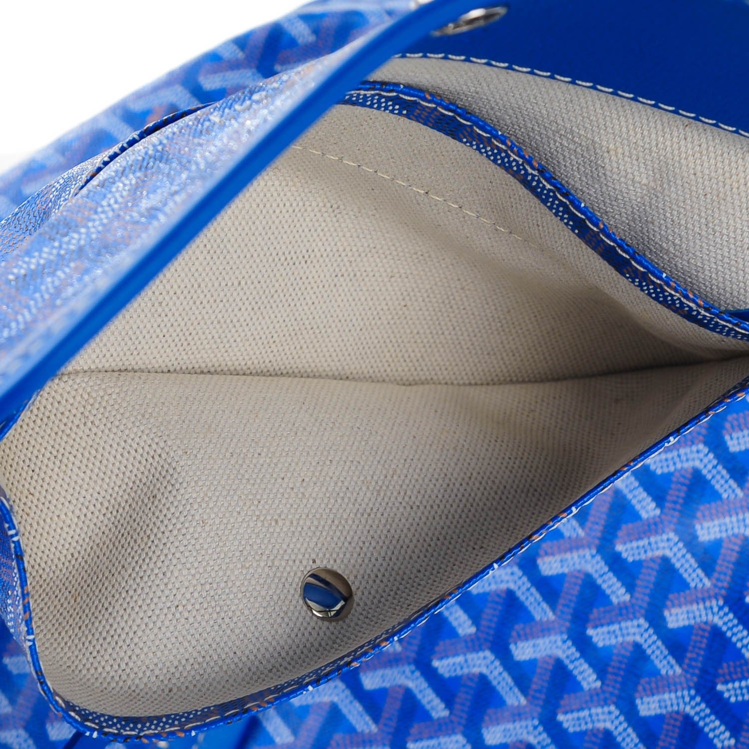 Goyard Goyardine Saint Louis GM Sky Blue 8 of 9