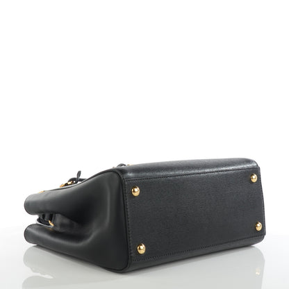 Fendi Vitello Elite Petite 2Jours Tote Black 4 of 8