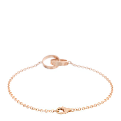 Cartier 18K Pink Gold Interlocking LOVE Bracelet 2 of 3