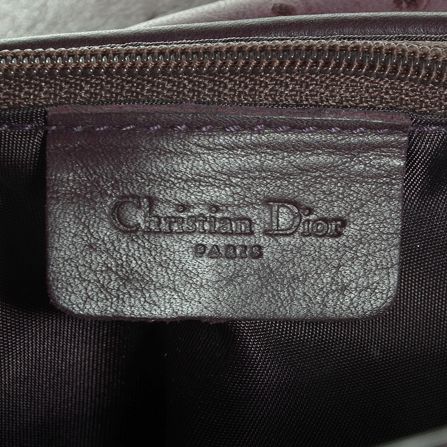 Ostrich Saddle Bag Purple