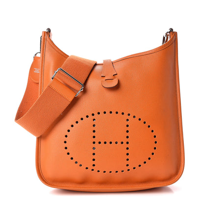 Hermes Epsom Evelyne III PM Orange 1 of 12