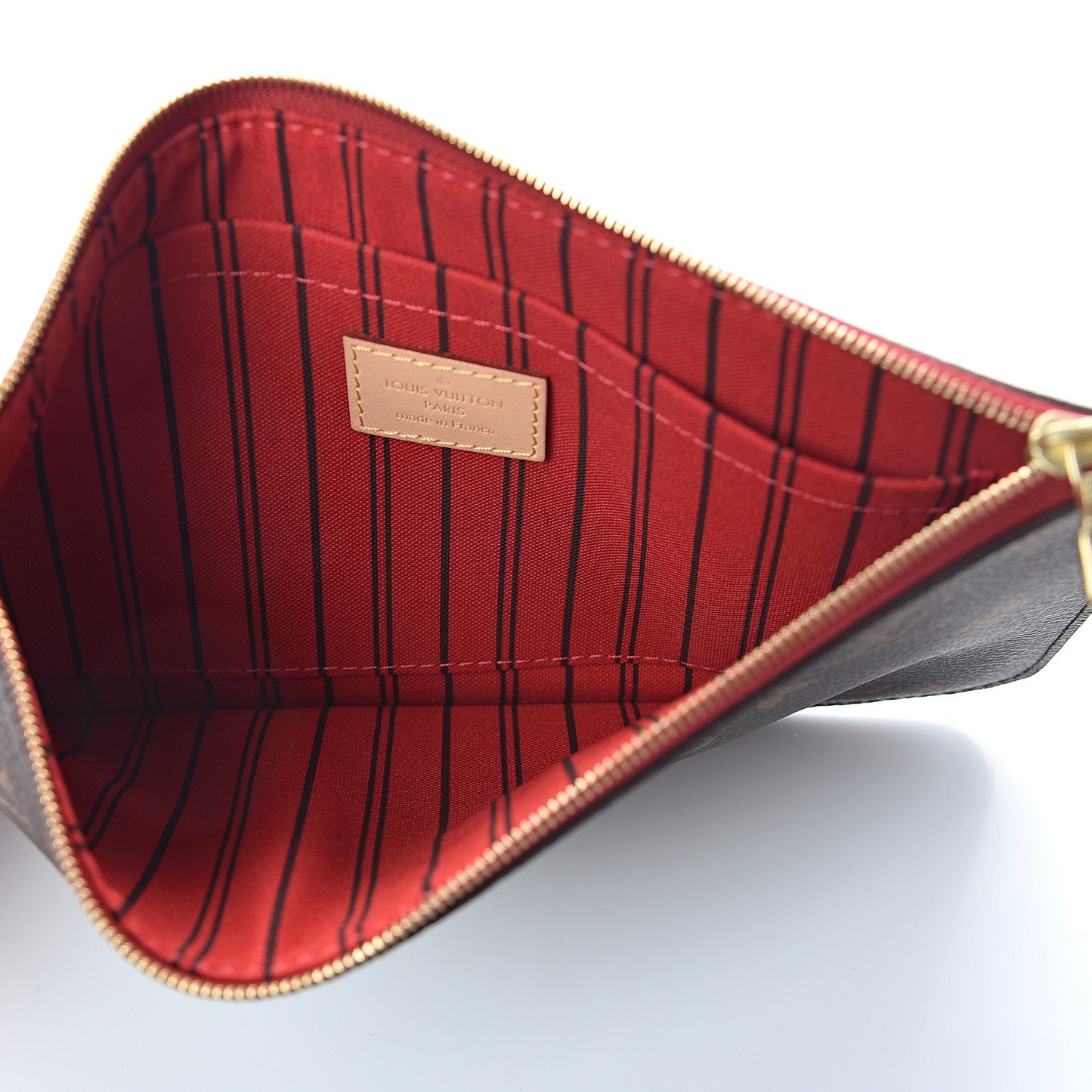 Monogram Neverfull MM GM Pochette Cherry