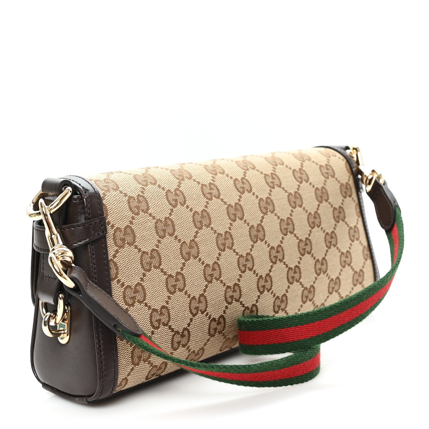 Gucci GG Monogram Small Luce Shoulder Bag Beige Ebony 2 of 8