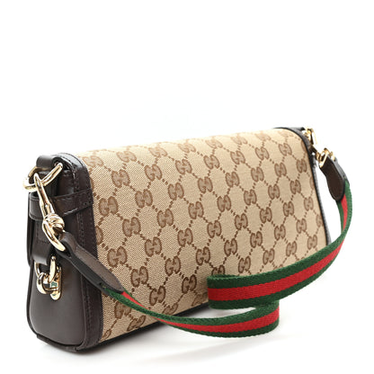 Gucci GG Monogram Small Luce Shoulder Bag Beige Ebony 2 of 8